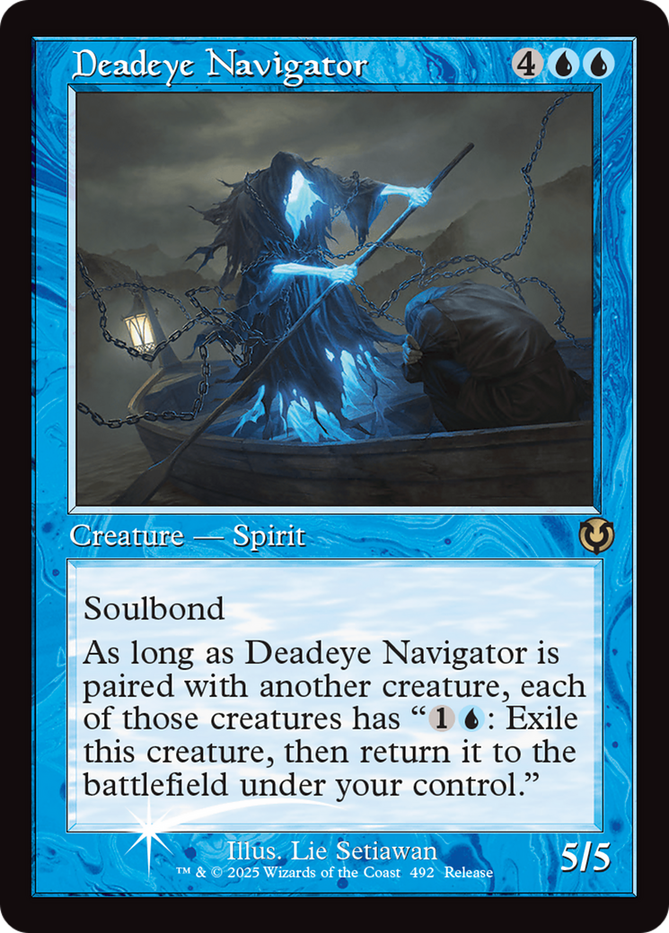 Deadeye Navigator (Retro Frame) [Innistrad Remastered Promos] | Local Legends