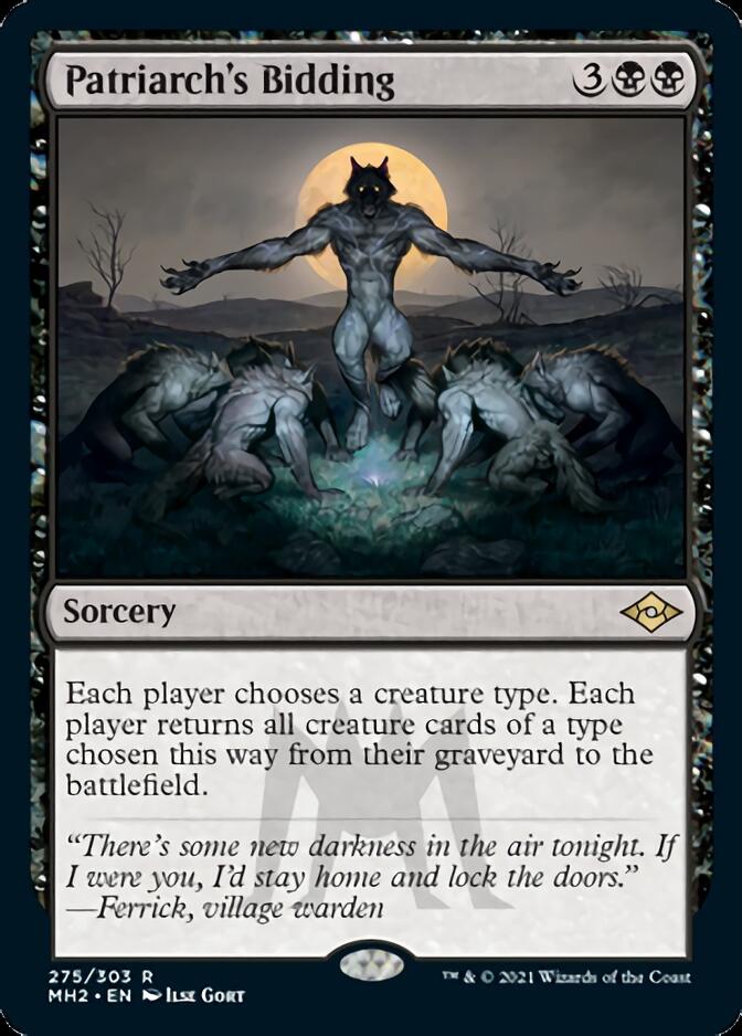 Patriarch's Bidding (Foil Etched) [Modern Horizons 2] | Local Legends