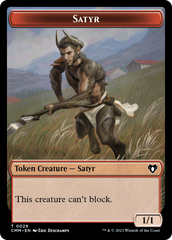 Saproling // Satyr Double-Sided Token [Commander Masters Tokens] | Local Legends