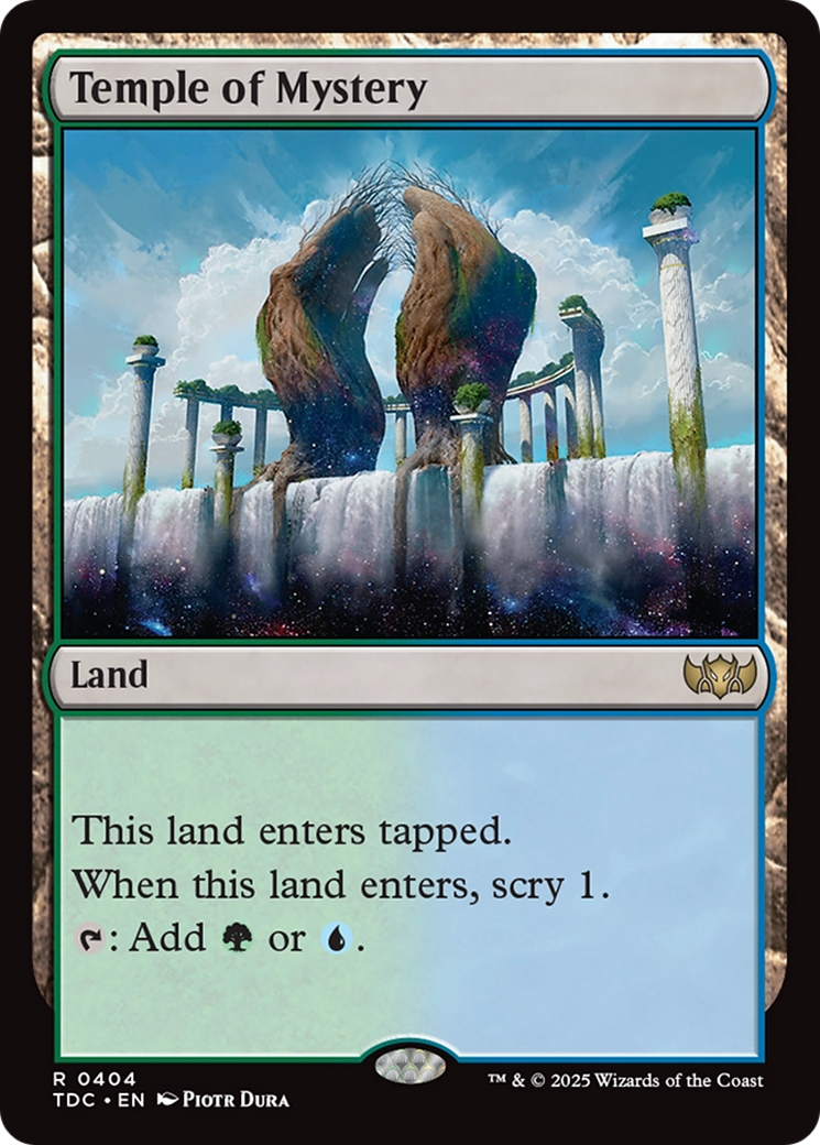 Temple of Mystery [Tarkir: Dragonstorm Commander] | Local Legends