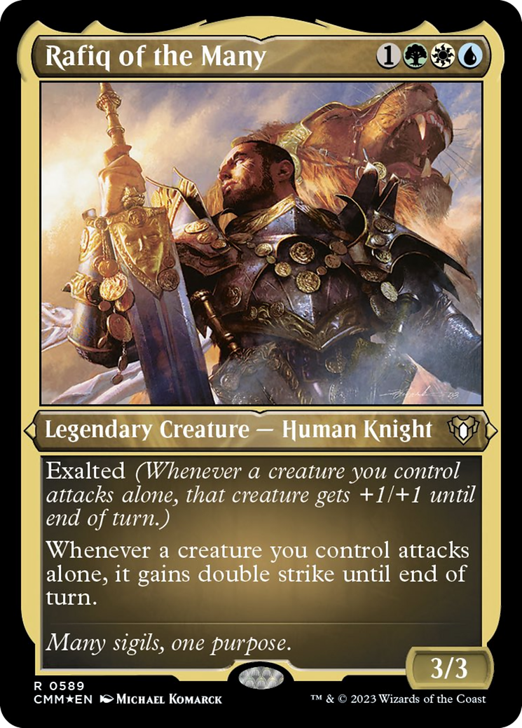 Rafiq of the Many (Foil Etched) [Commander Masters] | Local Legends