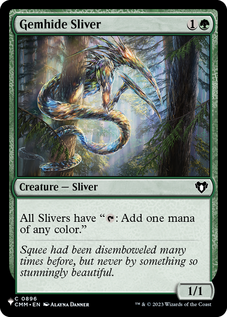 Gemhide Sliver (CMM) [The List] | Local Legends
