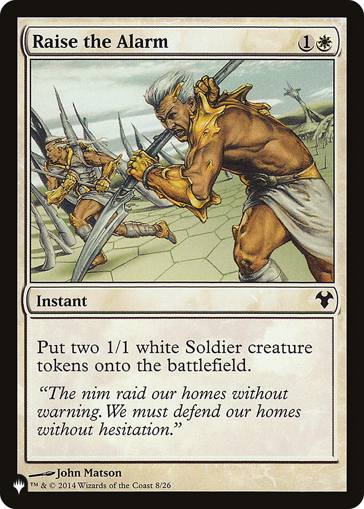 Raise the Alarm [The List] | Local Legends