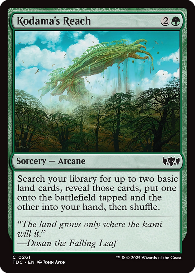 Kodama's Reach [Tarkir: Dragonstorm Commander] | Local Legends