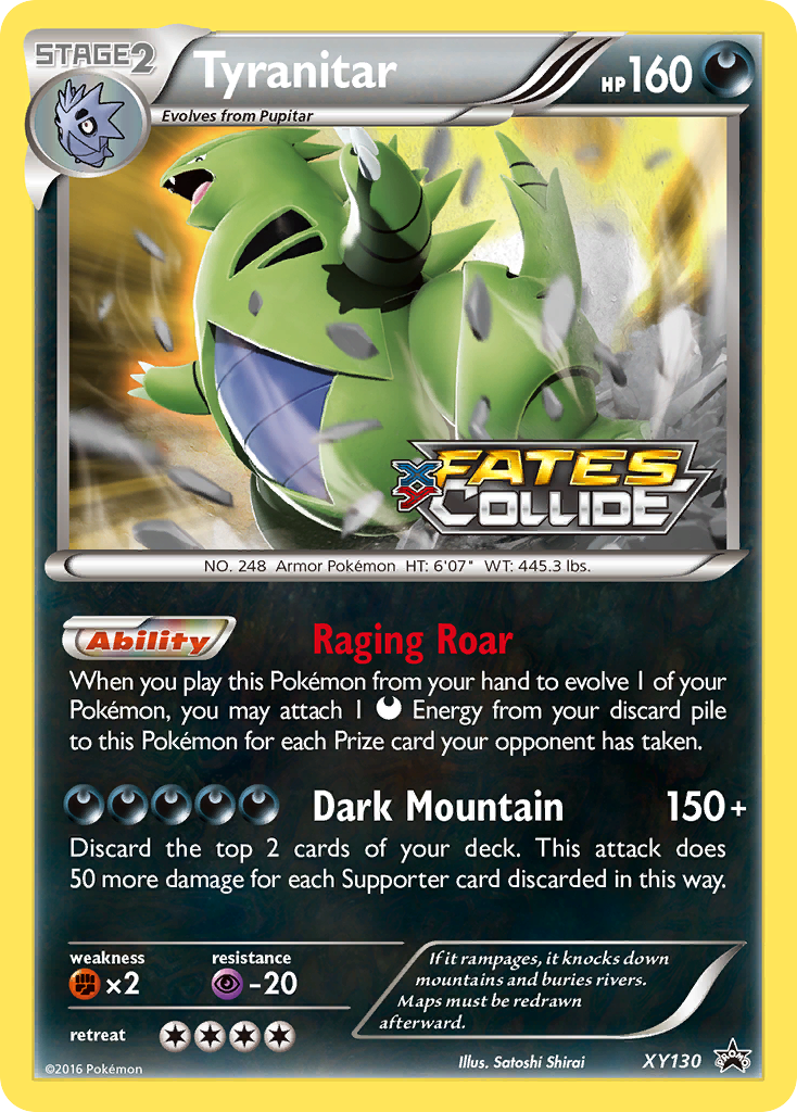 Tyranitar (XY130) [XY: Black Star Promos] | Golgari Games