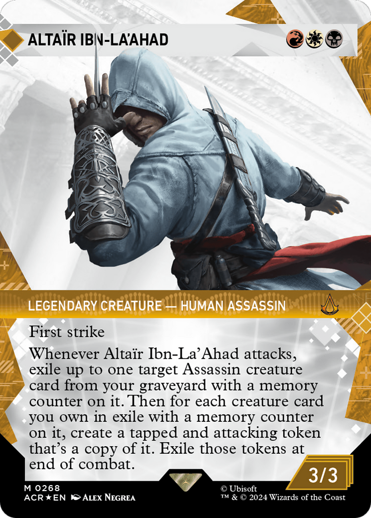 Altair Ibn-La'Ahad (Showcase) (Textured Foil) [Assassin's Creed] | Golgari Games