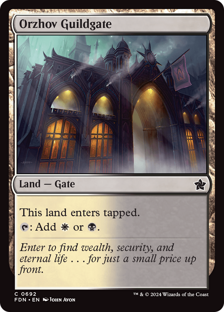 Orzhov Guildgate [Foundations] | Local Legends