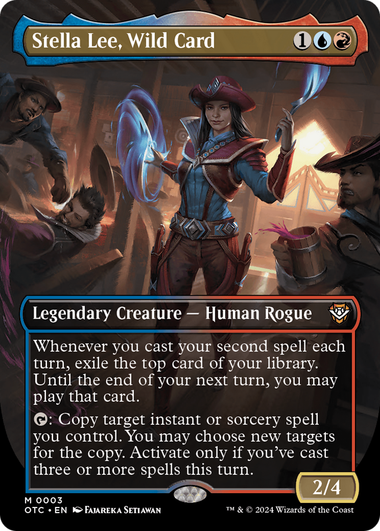 Stella Lee, Wild Card (Borderless) [Outlaws of Thunder Junction Commander] | Local Legends