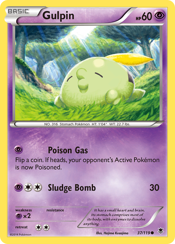 Gulpin (37/119) [XY: Phantom Forces] | Local Legends