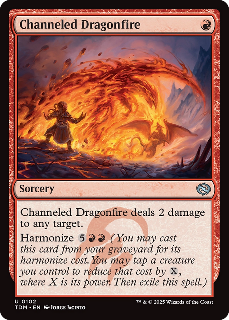 Channeled Dragonfire [Tarkir: Dragonstorm] | Local Legends