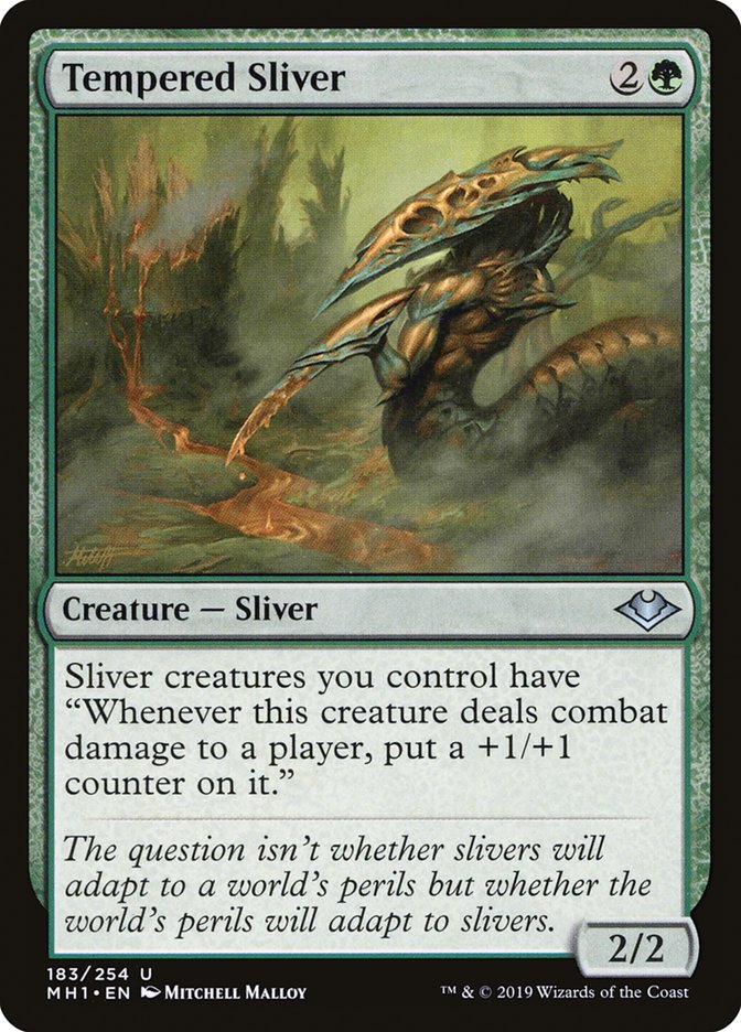 Tempered Sliver [Modern Horizons] | Golgari Games