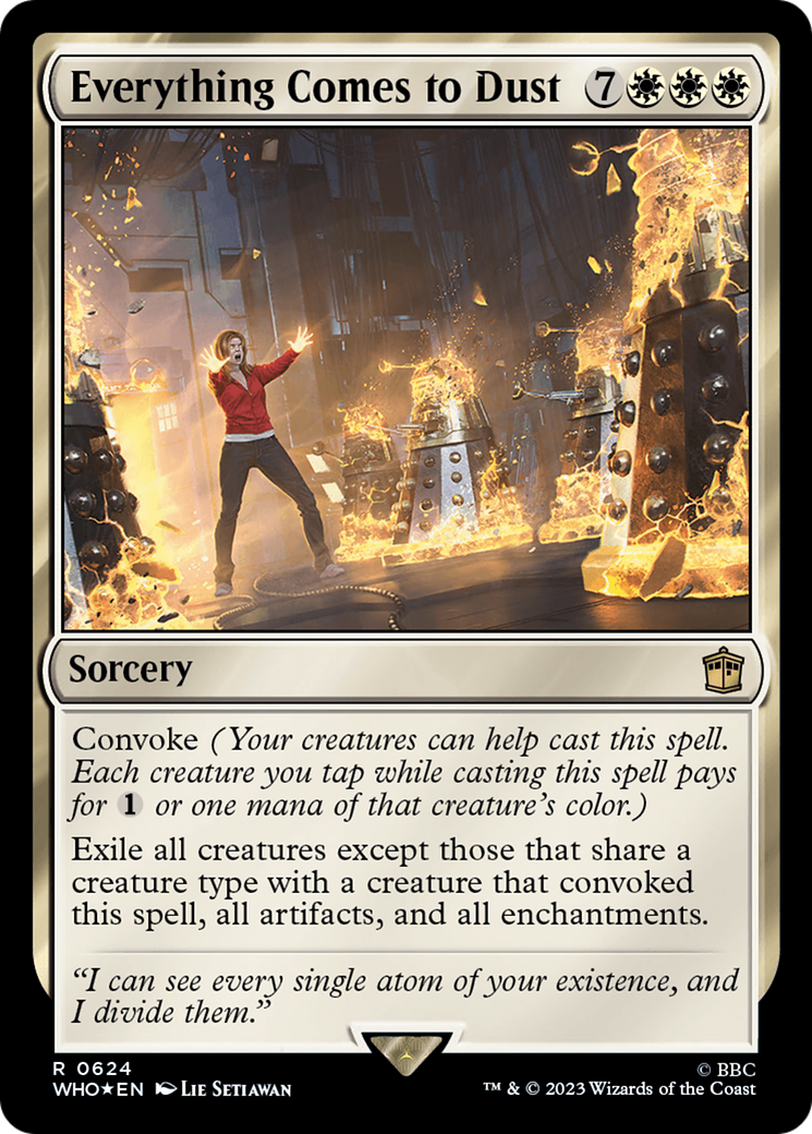 Everything Comes to Dust (Surge Foil) [Doctor Who] | Local Legends