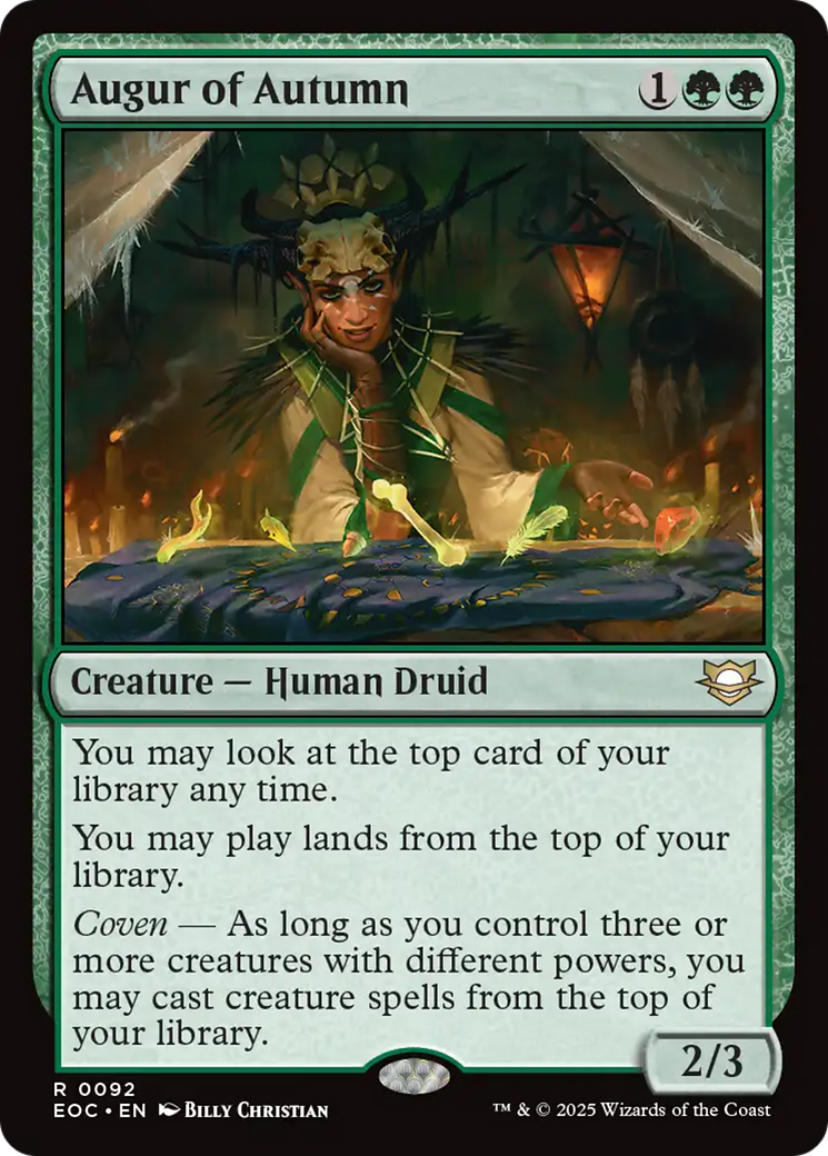 Augur of Autumn [Edge of Eternities Commander] | Local Legends