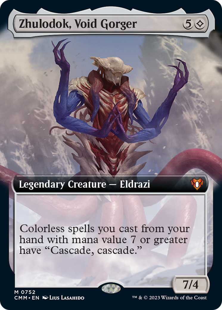 Zhulodok, Void Gorger (Extended Art) [Commander Masters] | Golgari Games