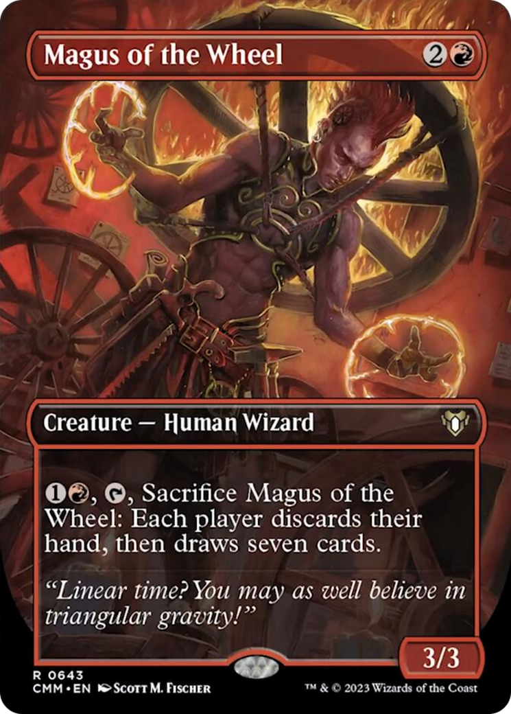 Magus of the Wheel (Borderless Alternate Art) [Commander Masters] | Local Legends