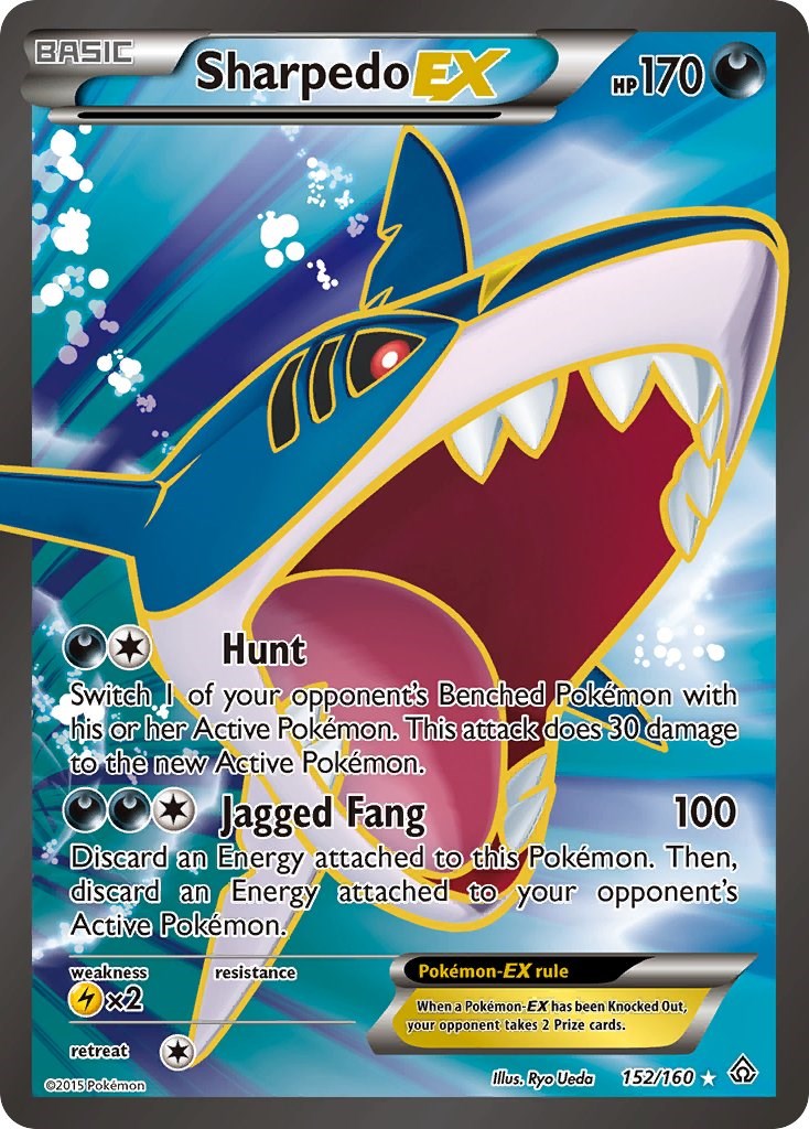 Sharpedo EX (152 Full Art) | Local Legends