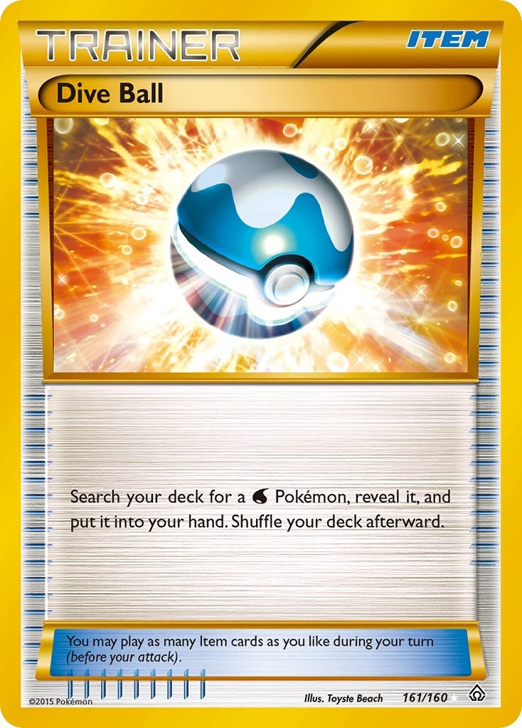 Dive Ball (161 Secret Rare) | Local Legends