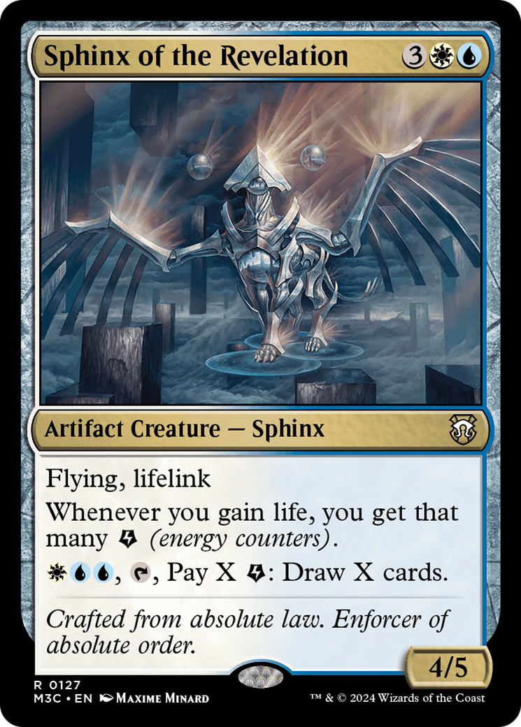 Sphinx of the Revelation (Ripple Foil) [Modern Horizons 3 Commander] | Local Legends