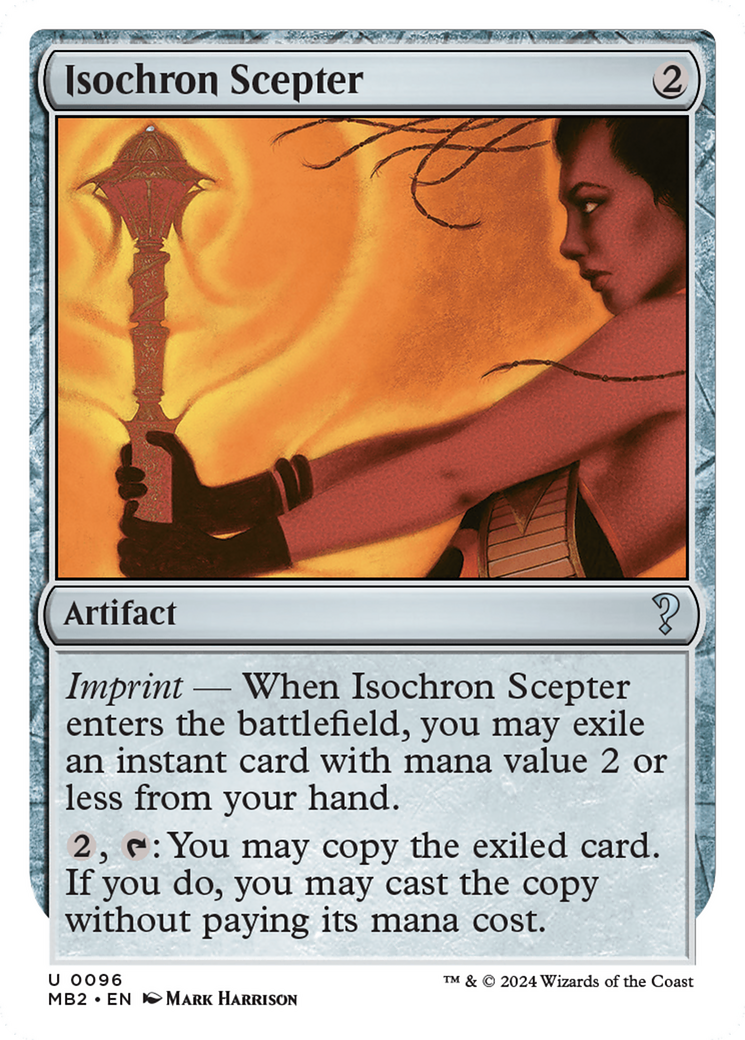 Isochron Scepter (White Border) [Mystery Booster 2] | Local Legends