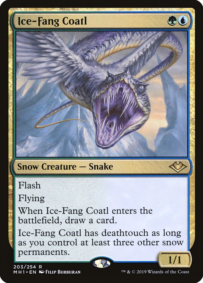 Ice-Fang Coatl [Modern Horizons] | Golgari Games