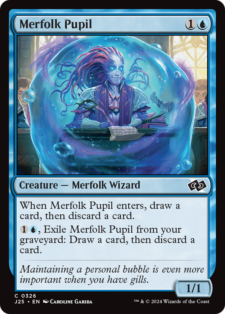 Merfolk Pupil [Foundations Jumpstart] | Local Legends