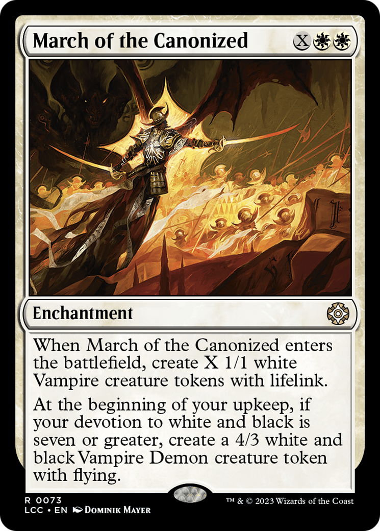 March of the Canonized [The Lost Caverns of Ixalan Commander] | Local Legends