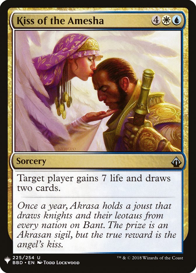 Kiss of the Amesha [Mystery Booster] | Local Legends