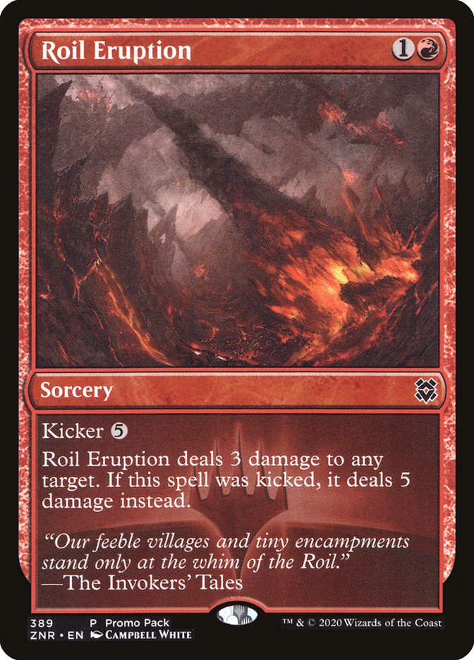 Roil Eruption (Promo Pack) [Zendikar Rising Promos] | Local Legends