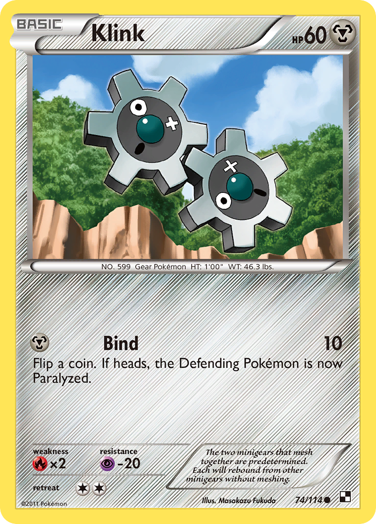 Klink (74/114) [Black & White: Base Set] | Local Legends