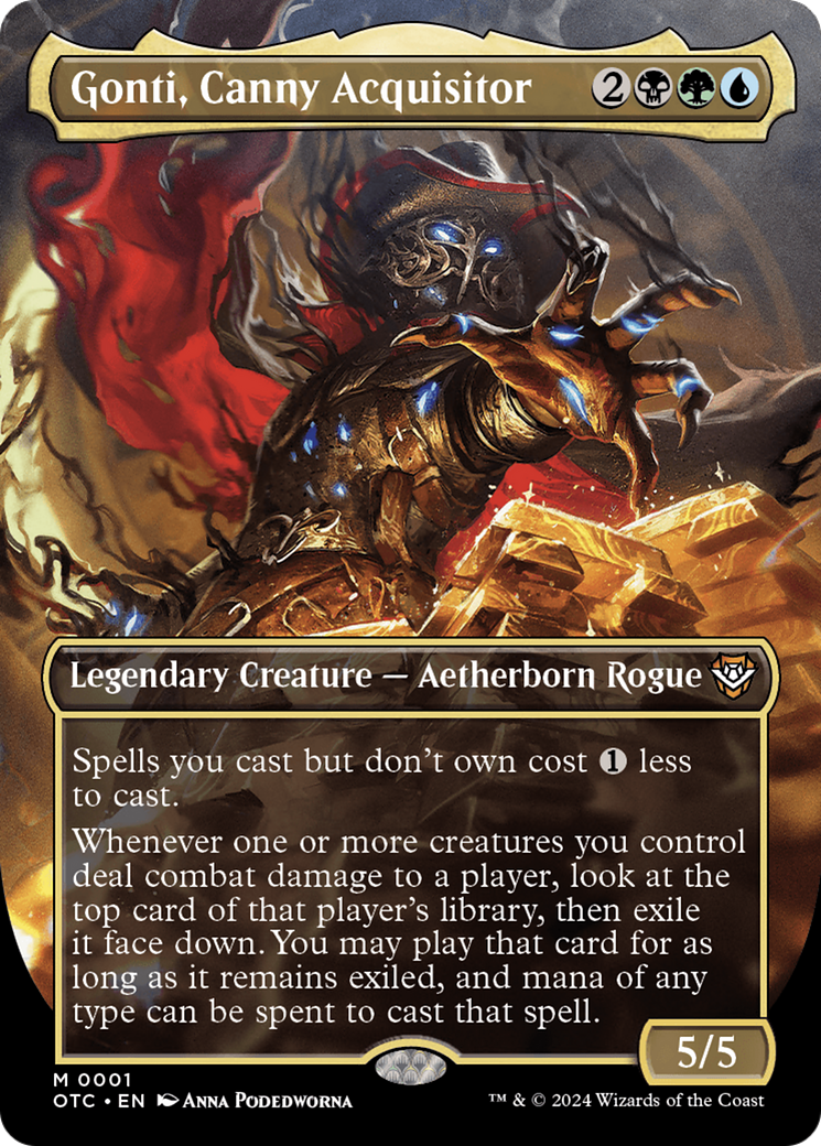 Gonti, Canny Acquisitor (Borderless) [Outlaws of Thunder Junction Commander] | Local Legends