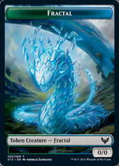 Fractal // Avatar Double-Sided Token [Strixhaven: School of Mages Tokens] | Local Legends