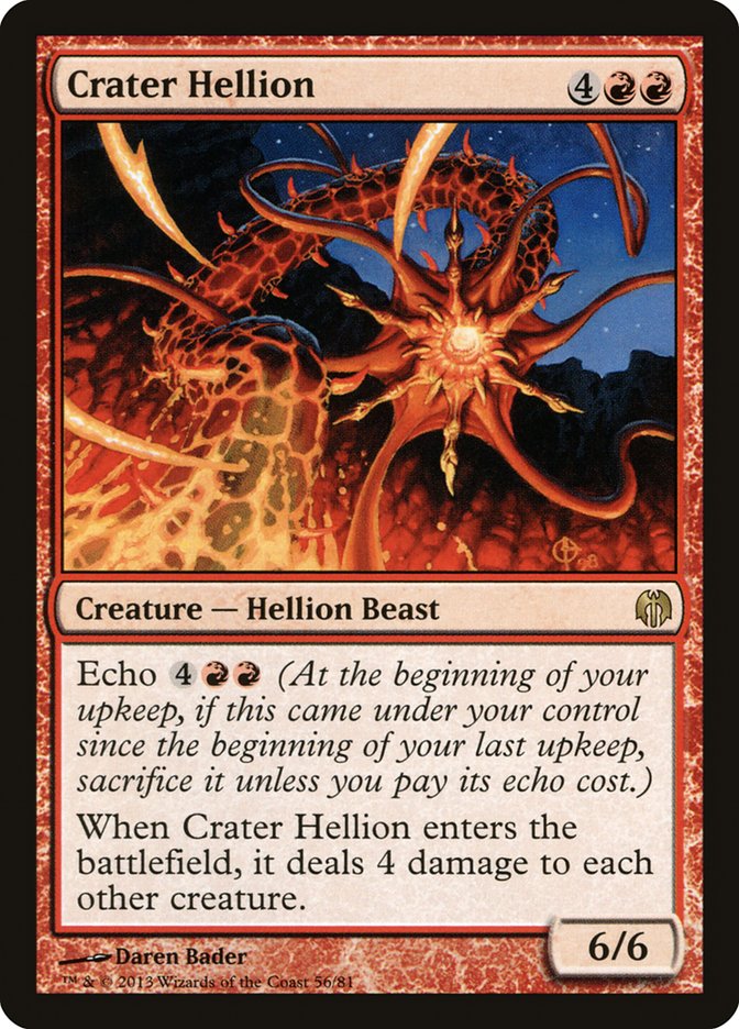 Crater Hellion [Duel Decks: Heroes vs. Monsters] | Golgari Games