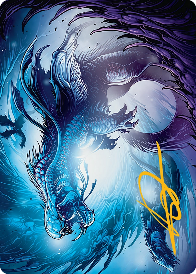 Roiling Dragonstorm Art Card (33/54) [Tarkir: Dragonstorm Art Series] | Local Legends