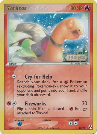 Torkoal (27/92) (Stamped) [EX: Legend Maker] | Local Legends