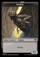 Eldrazi Scion // Demon Double-Sided Token [Commander Masters Tokens] | Local Legends