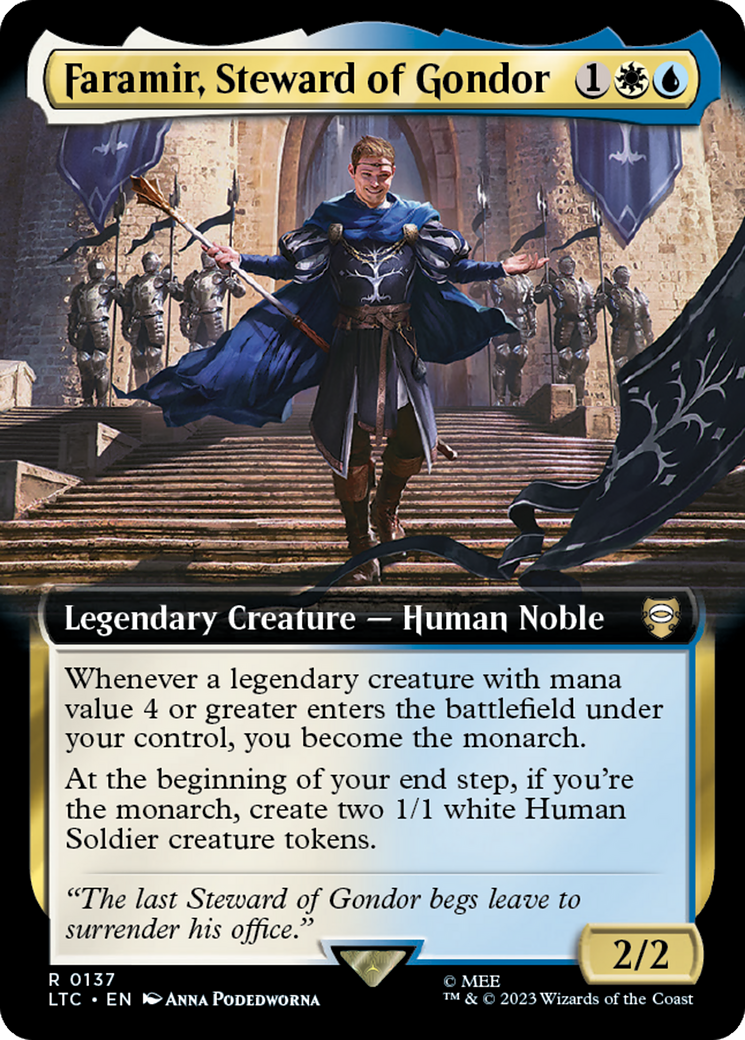 Faramir, Steward of Gondor (Extended Art) [The Lord of the Rings: Tales of Middle-Earth Commander] | Local Legends