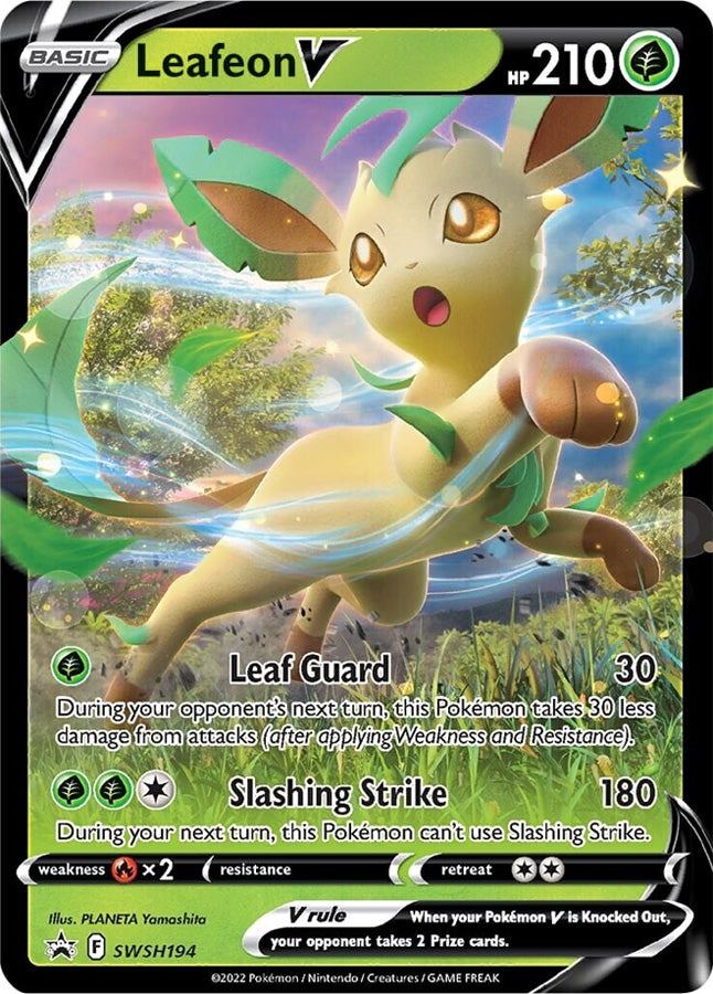 Leafeon V (SWSH194) [Sword & Shield: Black Star Promos] | Local Legends