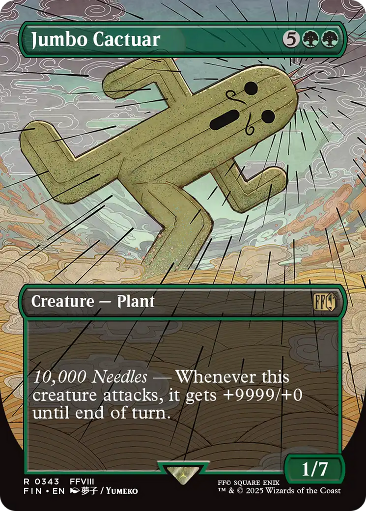 Jumbo Cactuar (Borderless) [FINAL FANTASY] | Local Legends