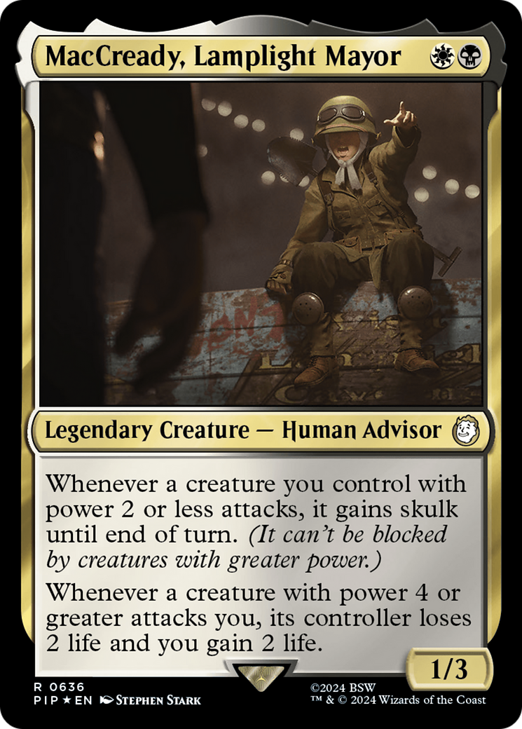 MacCready, Lamplight Mayor (Surge Foil) [Fallout] | Local Legends