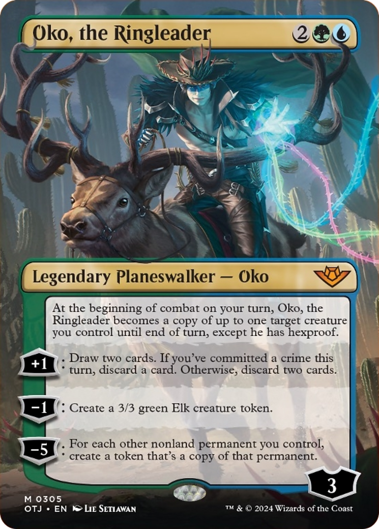 Oko, the Ringleader (Borderless) [Outlaws of Thunder Junction] | Golgari Games