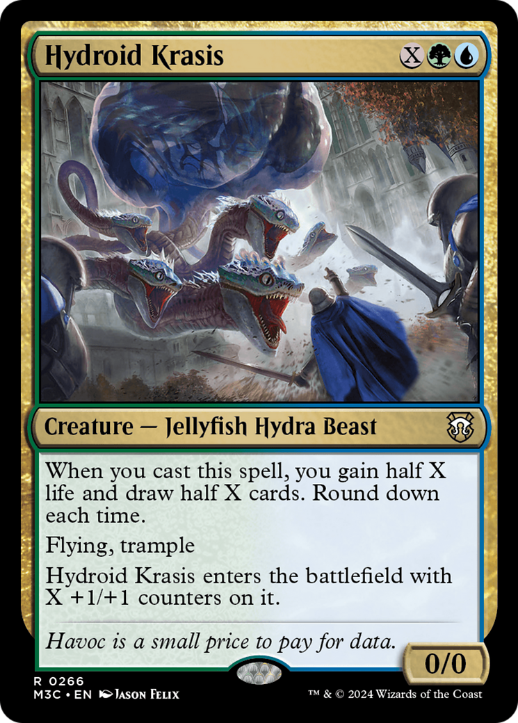 Hydroid Krasis (Ripple Foil) [Modern Horizons 3 Commander] | Golgari Games