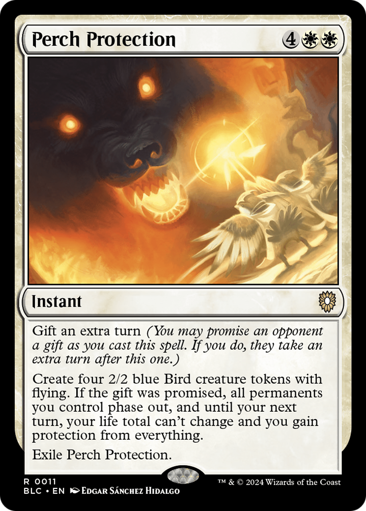 Perch Protection [Bloomburrow Commander] | Local Legends