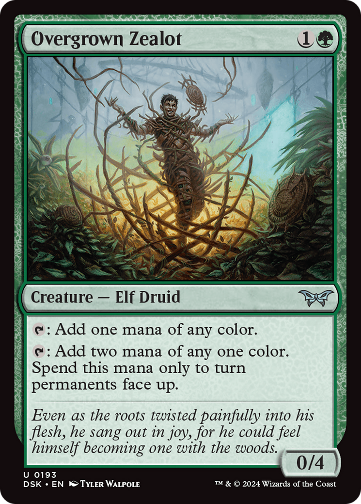 Overgrown Zealot [Duskmourn: House of Horror] | Local Legends