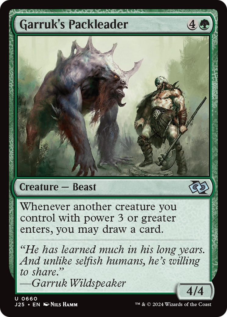 Garruk's Packleader [Foundations Jumpstart] | Local Legends