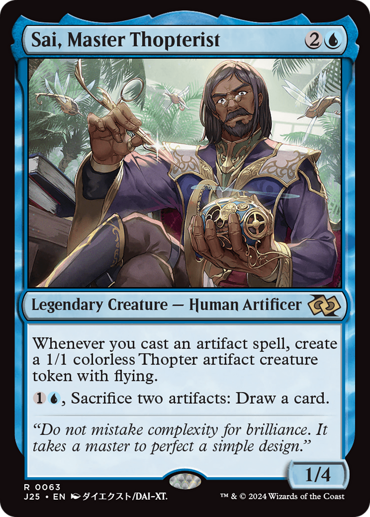 Sai, Master Thopterist (Anime) [Foundations Jumpstart] | Local Legends