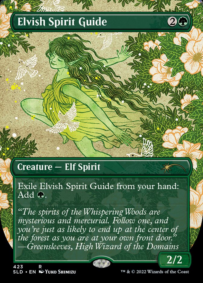 Elvish Spirit Guide (Borderless) [Secret Lair Drop Series] | Local Legends