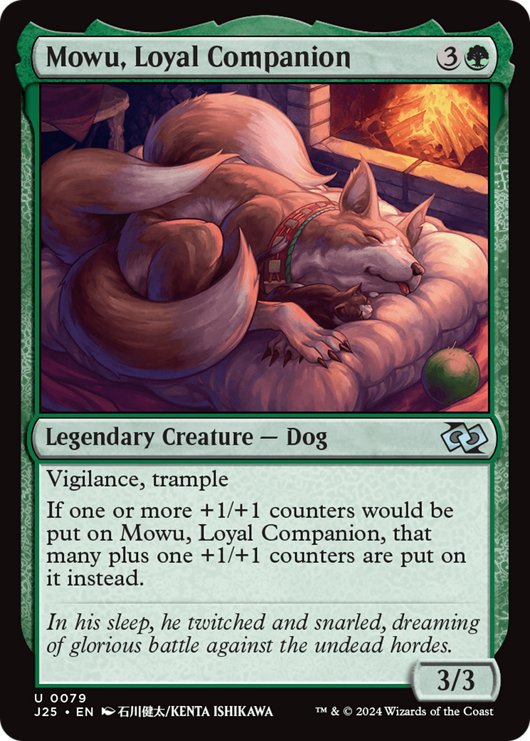 Mowu, Loyal Companion (Anime) [Foundations Jumpstart] | Local Legends