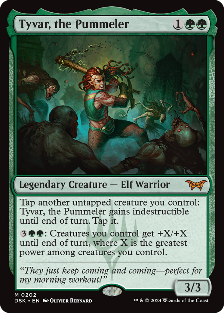 Tyvar, the Pummeler [Duskmourn: House of Horror] | Golgari Games