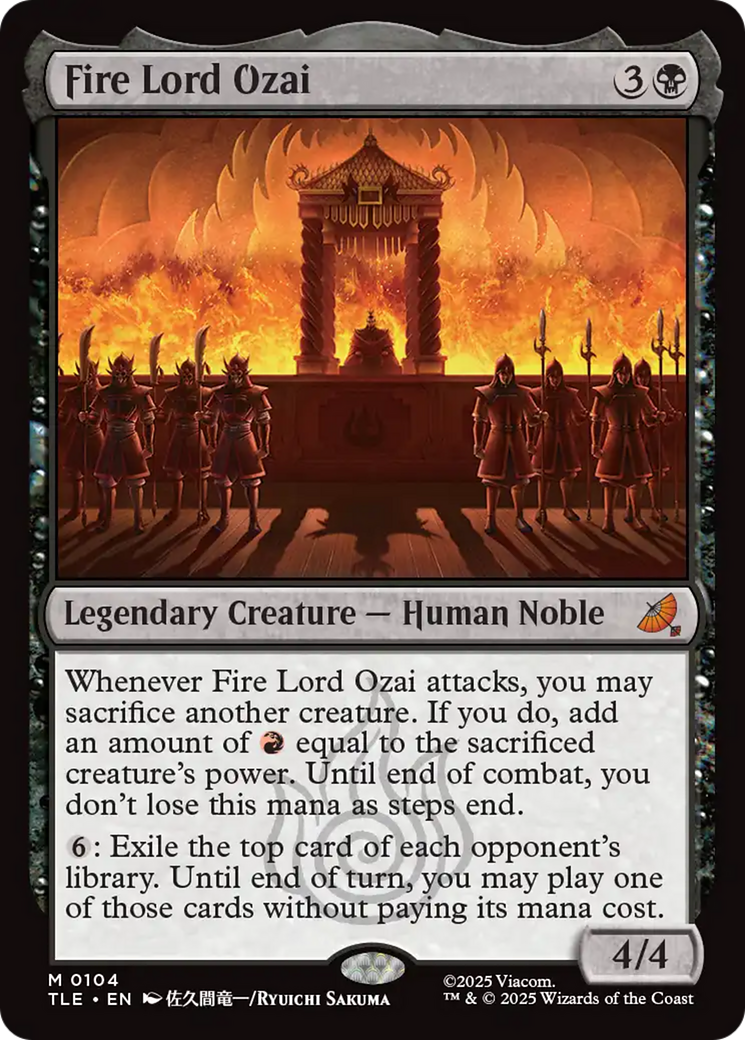 Fire Lord Ozai [Avatar: The Last Airbender: Eternal-Legal] | Local Legends