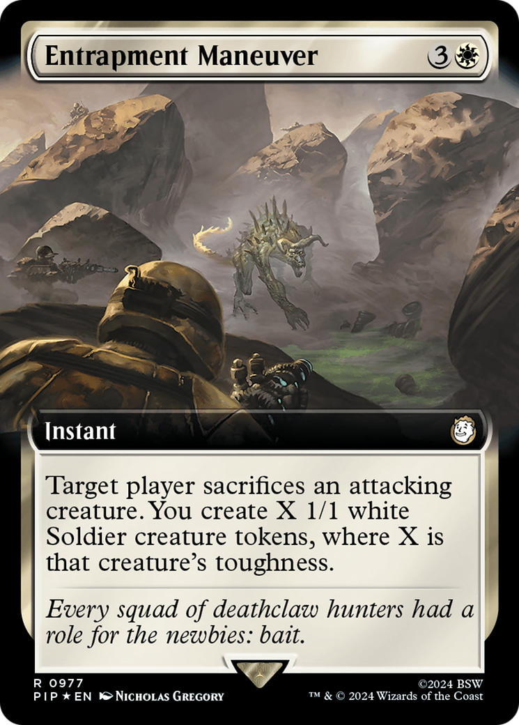 Entrapment Maneuver (Extended Art) (Surge Foil) [Fallout] | Local Legends